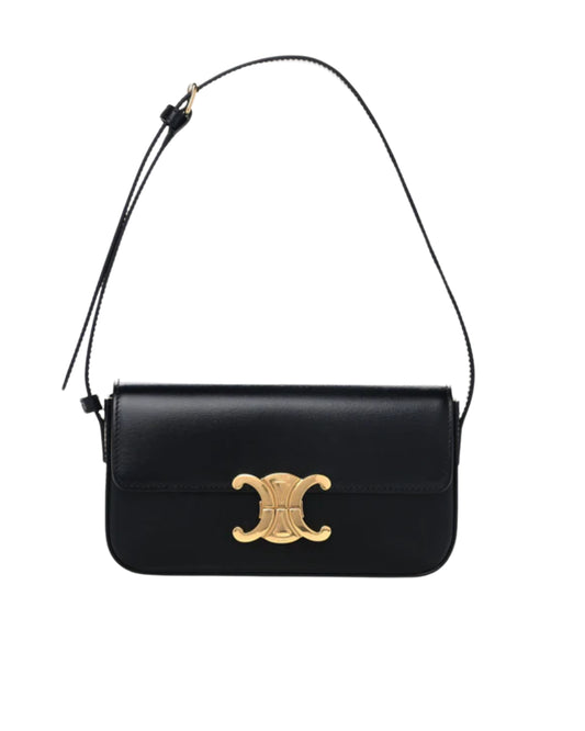 CELINE | Black Claude Shoulder Bag